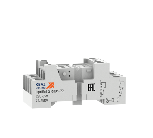 Розетка для реле OptiRel G RR94-72-230-7-V КЭАЗ 281170