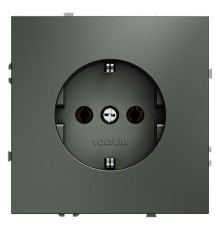 Розетка 1-м СП S70 16А с заземл. механизм титан Voltum VLS040106
