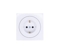 Розетка 1-м OSEN IP20 16А с защ. шторками ПБТ бел. LEZARD 743-0288-124B