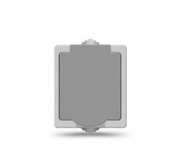 Розетка Аллегро с заземл. защ. шторки с крышкой IP54 сер. UNIVersal 1282
