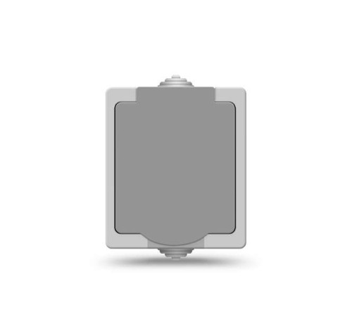 Розетка Аллегро с заземл. защ. шторки с крышкой IP54 сер. UNIVersal 1282 Розетка Аллегро с заземл. защ. шторки с крышкой IP54 сер. UNIVersal 1282