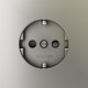 Розетка 1-м СП S70 16А с заземл. защ. шторки механизм шелк Voltum VLS040204