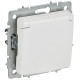 Розетка BRITE РСбш10-3-БрАБ 16А IP20 с заземл. защ. шторки с крышкой механизм арктич. бел. IEK BR-R16-16-K91