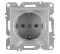 Розетка 1-м СП LAVIN/KAREN 16А IP20 с заземл. с крышкой механизм сер. ARVIA 50 03 2000 218