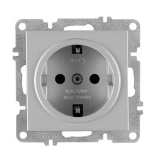 Розетка 1-м СП LAVIN/KAREN 16А IP20 с заземл. механизм сер. ARVIA 50 03 2000 217