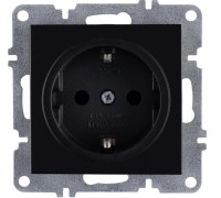 Розетка 1-м СП LAVIN/KAREN 16А IP20 с заземл. механизм черн. ARVIA 50 07 2000 217