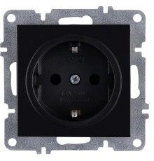 Розетка 1-м СП LAVIN/KAREN 16А IP20 с заземл. механизм черн. ARVIA 50 07 2000 217