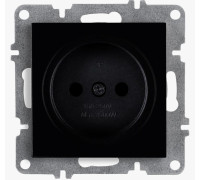 Розетка 1-м СП LAVIN/KAREN 16А IP20 без заземл. механизм черн. ARVIA 50 07 2000 215