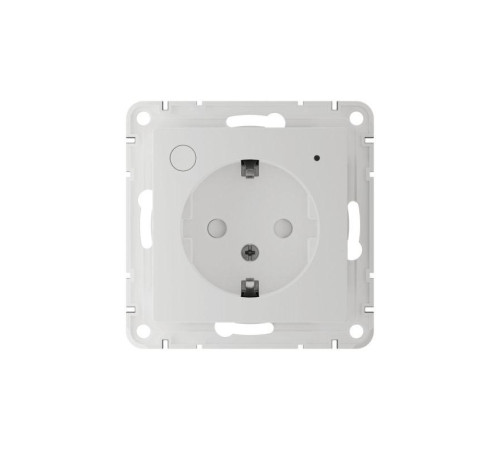 Розетка AtlasDesign Smart 16А L+N с заземл. защ. шторки Zigbee механизм бел. SE ATN000145Z