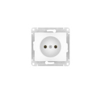 Розетка Glossa 16А без заземл. быстрозажим. клем. механизм бел. SE GSL000141S