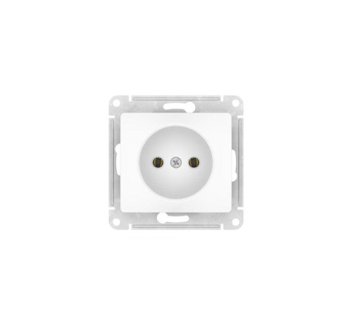 Розетка Glossa 16А без заземл. быстрозажим. клем. механизм бел. SE GSL000141S