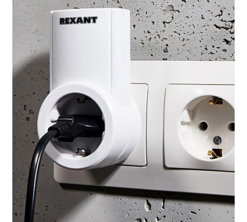 Розетка радиоуправляемая с пультом RX-001 (один пульт одна розетка) Rexant 10-6020