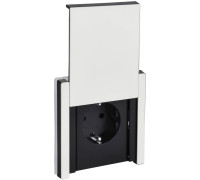 Розетка 1-м СП FORTE&PIANO FP221M 16А IP44 с заземл. защ. шторки с крышкой винтовое крепление бел. IEK FP-R16-16-44-M-K01