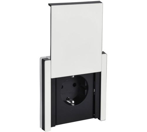 Розетка 1-м СП FORTE&PIANO FP221M 16А IP44 с заземл. защ. шторки с крышкой винтовое крепление бел. IEK FP-R16-16-44-M-K01