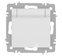Розетка Accent 6-203-01М 2P+E Schuko с крышкой 16А-250В IP20 СУ бел. матов. Intro Б0063713
