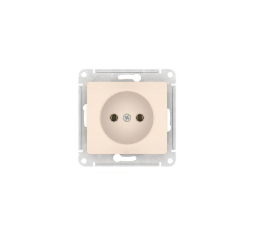 Розетка Glossa 16А без заземл. быстрозажим. клем. механизм беж. SE GSL000241S