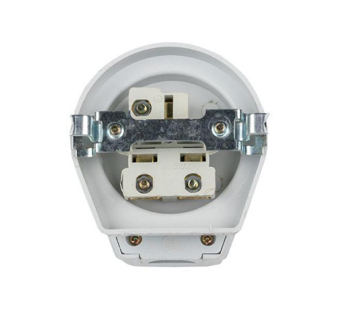 Разъем 1-м СП РШ-ВШ 32А IP20 250В 2P+PE пластик. бел. PROxima EKF AS-250-H-02