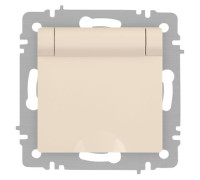 Розетка Accent 6-203-02 2P+E Schuko с крышкой 16А-250В IP20 СУ сл.кость Intro Б0063716