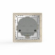 Розетка 1-м СП Pixel с заземл. с 2-мя заряд. устр. USB тип A+C IP20 механизм беж. TOKOV ELECTRIC TKE-PX-R1U2AC-C02