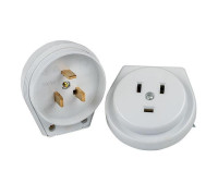 Разъем 1-м СП РШ-ВШ 32А IP20 250В 2P+PE пластик. бел. PROxima EKF AS-250-H-02