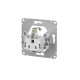 Розетка Glossa 16А с заземл. быстрозажим. клем. механизм беж. SE GSL000243S