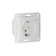 Розетка AtlasDesign Smart 16А L+N с заземл. защ. шторки Zigbee механизм бел. SE ATN000145Z