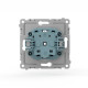 Розетка 1-м СП Pixel IP44 с заземл. с крышкой механизм бел. TOKOV ELECTRIC TKE-PX-R1ZSW1-C01-IP44