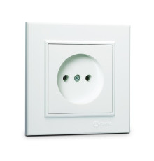 Розетка б/з (Керамика) СП Karea 16А IP20 бел. Makel 56001002