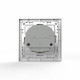 Розетка 1-м СП Pixel с заземл. с 2-мя заряд. устр. USB тип A+C IP20 механизм алюм. TOKOV ELECTRIC TKE-PX-R1U2AC-C03
