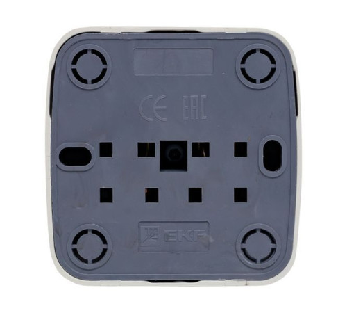 Розетка 1-м ОП Минск 10А IP20 без заземл. бел. Basic EKF EGR10-022-10