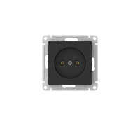 Розетка AtlasDesign 16А без заземл. без шторок быстрозажим. клем. механизм карбон SE ATN001041S