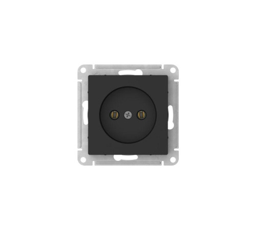 Розетка AtlasDesign 16А без заземл. без шторок быстрозажим. клем. механизм карбон SE ATN001041S
