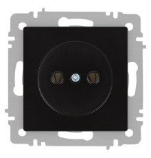 Розетка Accent 6-201-05 2P 16А-250В IP20 СУ антрацит Intro Б0063665