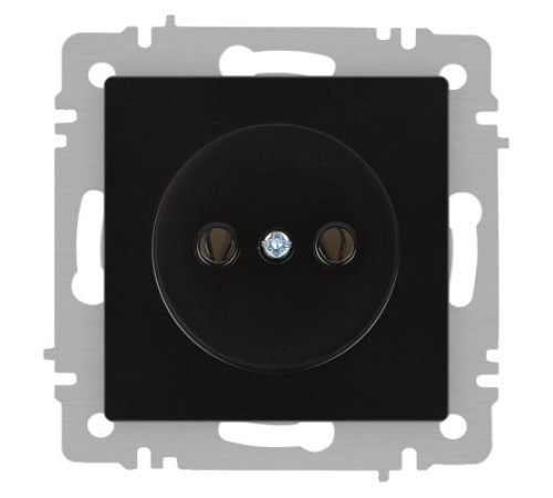 Розетка Accent 6-201-05 2P 16А-250В IP20 СУ антрацит Intro Б0063665