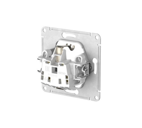 Розетка AtlasDesign Aqua 16А IP44 с заземл. защ. шторки с прозр. крышкой быстрозажим. клем. механизм карбон SE ATN441046S