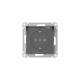 Розетка AtlasDesign Aqua 16А IP44 с заземл. защ. шторки с прозр. крышкой быстрозажим. клем. механизм карбон SE ATN441046S