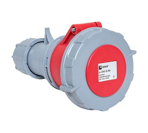 Розетка переносная 2242 3Р+РЕ 32А 380В IP67 PROxima EKF ps-2242-32-380