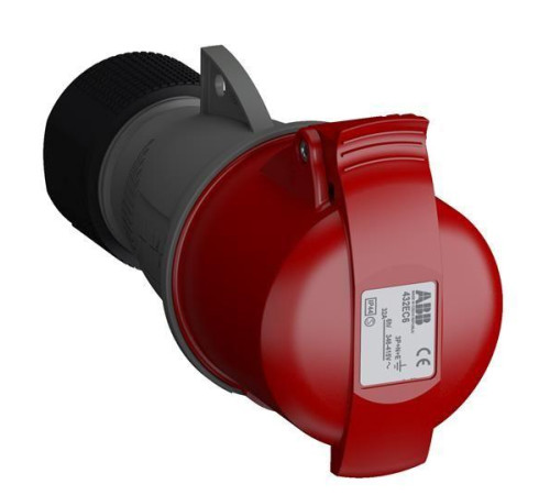 Розетка кабельная 432EC6 Easy&Safe 432EC6 32А 3P+N+E IP44 6ч ABB 2CMA102051R1000