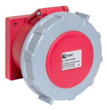 Розетка стационарная внутренняя 3252 3Р+РЕ+N 32А 380В IP67 PROxima EKF ps-3252-32-380
