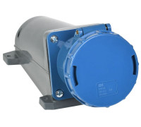 Розетка ОП 63А 220В 2P+PE ССИ-133 IP54 IEK PSR11-063-3
