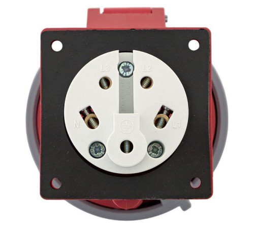Розетка стационарная внутренняя 3252 3Р+РЕ+N 32А 380В IP67 PROxima EKF ps-3252-32-380
