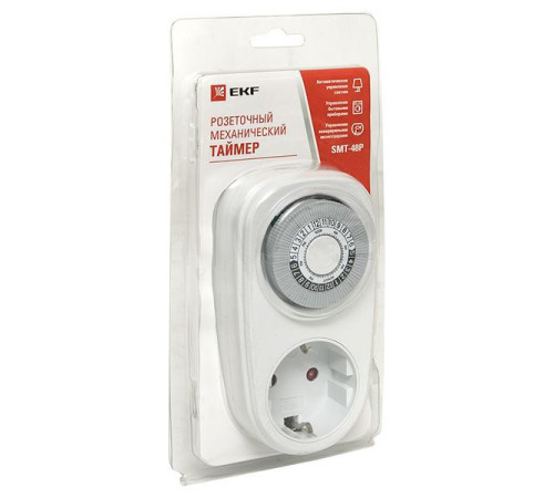 Таймер розеточный механический SMT-48p PROxima EKF SMT-48p