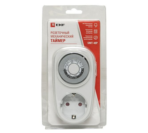 Таймер розеточный механический SMT-48p PROxima EKF SMT-48p
