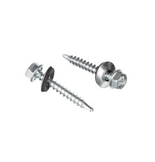 Саморез кровельный 6.3х38 оцинк. с буром коробка (уп.5кг) Tech-Krep 144792