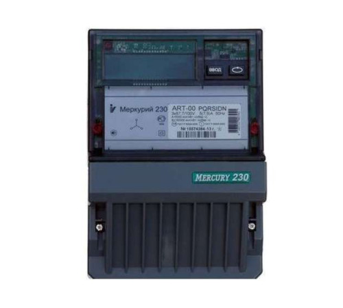 Счетчик Меркурий 230 ART-00 PQRSIDN 3ф 5-7.5А класс точн. 0.5S/1.0 многотариф. RS-485 ЖКИ 100В юр. лица Екат. вр. Инкотекс М0000052276