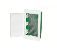 Корпус встраиваемый City9 Box IT 3 ряда 36мод. 2 розетки с бел. дверцей SE EZ9E312P2FIT