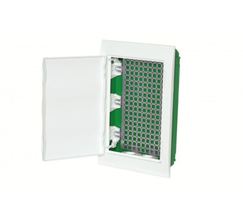 Корпус встраиваемый City9 Box IT 3 ряда 36мод. 2 розетки с бел. дверцей SE EZ9E312P2FIT