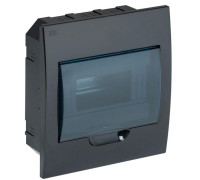 Корпус встраиваемый ЩРВ-П-8 Krepta 3 IP41 пластик. черн. IEK MKP12-V-08-41-K02