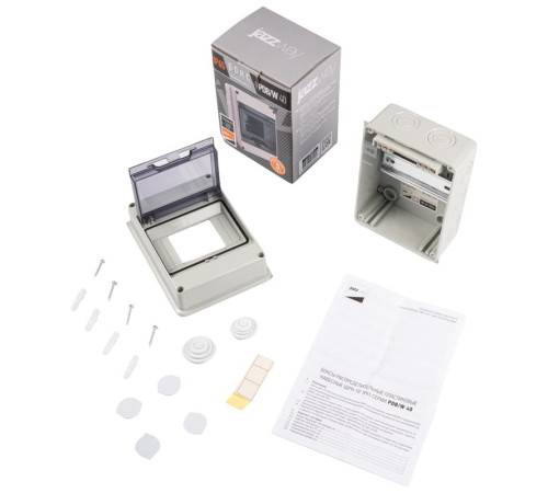 Бокс модульный накладной PDB/W 4005 GR (ЩРН-ПГ- 5) IP65 пластик. Pro JazzWay 5072053