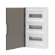 Щиток настенный 36мод. IP41 с тонированной дверцей с шинами PEN 2шт 8 отверст.+2шт 10 отверст. бел. DKC F36W1WD